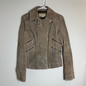 Women's Michael Kors Tan Suede Jacket